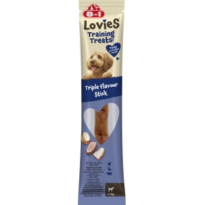Лакомство для собак 8in1 Lovies Training Treats Triple Flavour Stick 15g