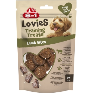 Koera maius 8in1 Lovies Training Treats Lamb Bites 90g