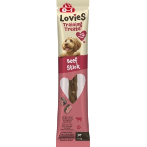Koera maius 8in1 Lovies Training Treats Beef Stick 15g