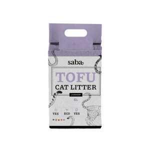 SABA lavendlilõhnaline tofu kassiliiv 6L