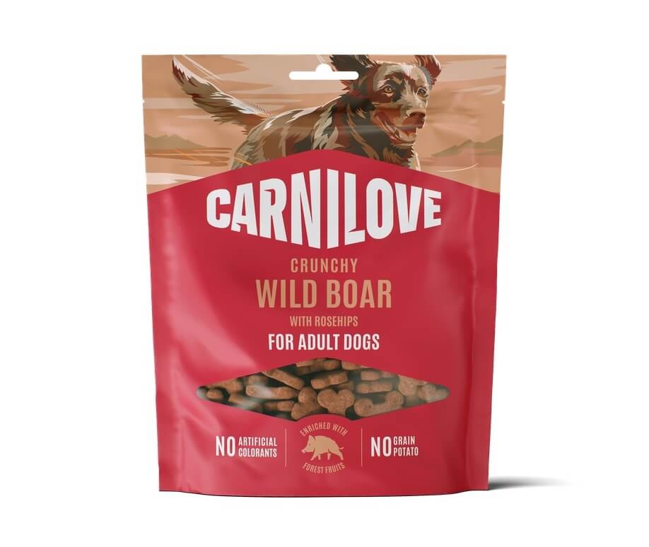 Carnilove Wild Boar with Rosehips maiused koerale 200g