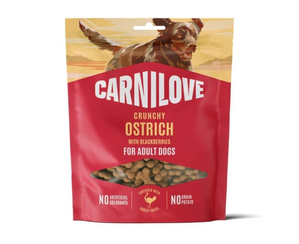 Carnilove Ostrich with Blackberries maiused koerale 200g