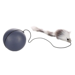 Flamingo elektrooniline mänguasi kassile “Boula” pall hiirega, hall