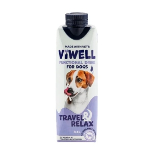 ViWell Travel & Relax veiselihamaitseline vesi koertele 300ml
