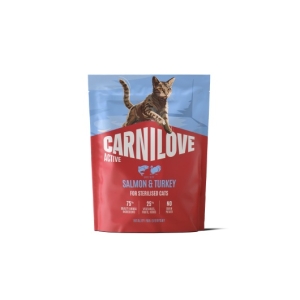 Carnilove Active Salmon & Turkey Adult Sterilised kassitoit 0,4kg