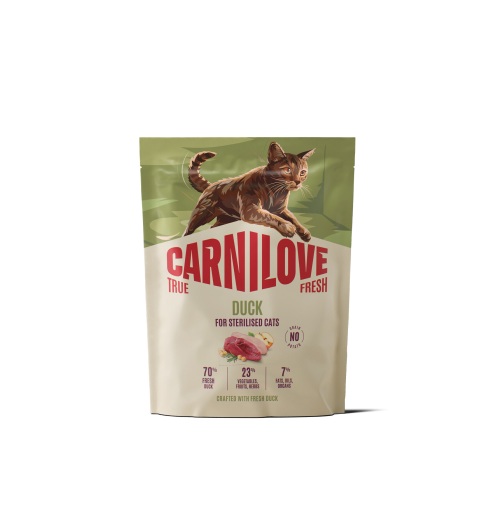 Carnilove True Fresh Duck Adult Sterilised kassitoit 0,4kg