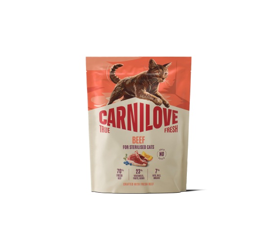 Carnilove True Fresh Beef Adult Sterilised kassitoit 0,4kg