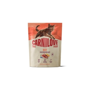 Carnilove True Fresh Beef Adult Sterilised kassitoit 0,4kg
