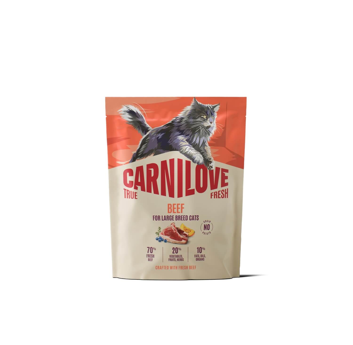 Carnilove True Fresh Beef Adult LB kassitoit 0,4kg