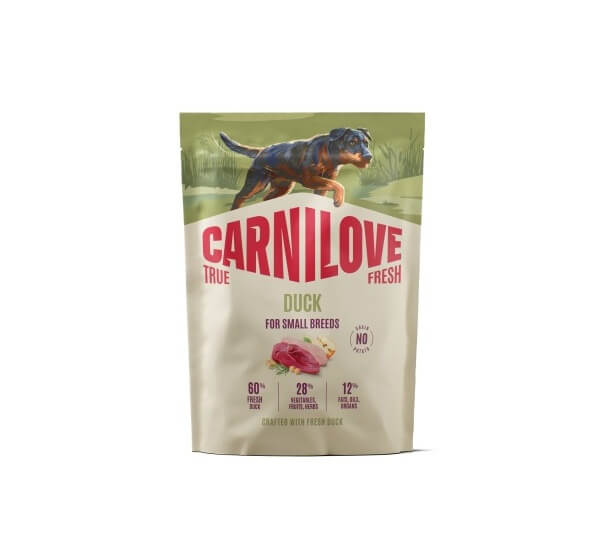 Carnilove True Fresh Duck Adult Small Breed koeratoit 1,5kg