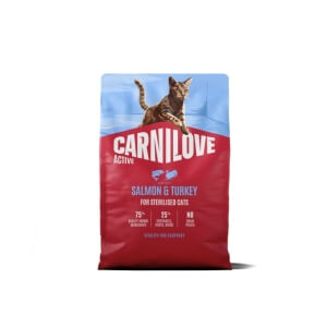 Carnilove Active Salmon & Turkey Adult Sterilised kassitoit 2kg