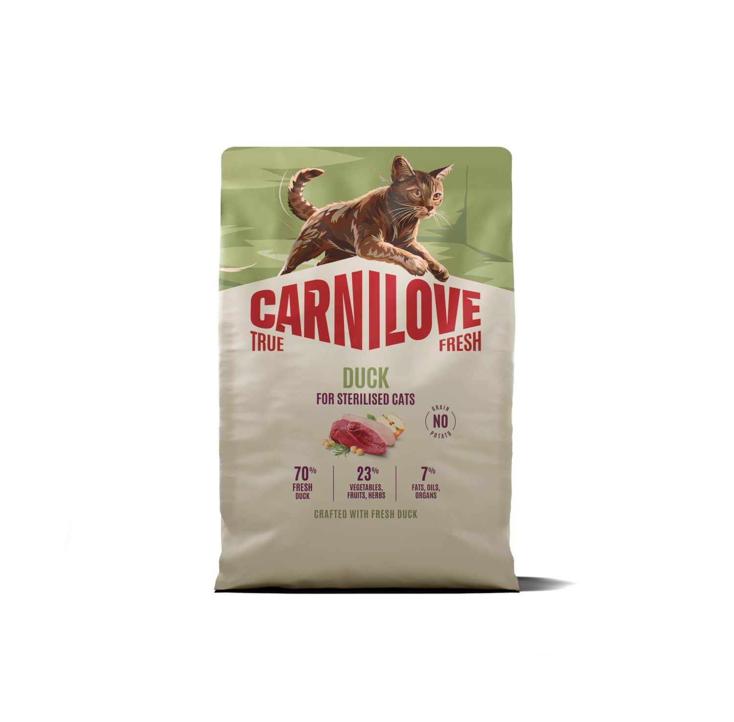 Carnilove True Fresh Duck Adult Sterilised kassitoit 2kg