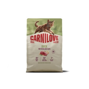 Carnilove True Fresh Duck Adult Sterilised kassitoit 2kg
