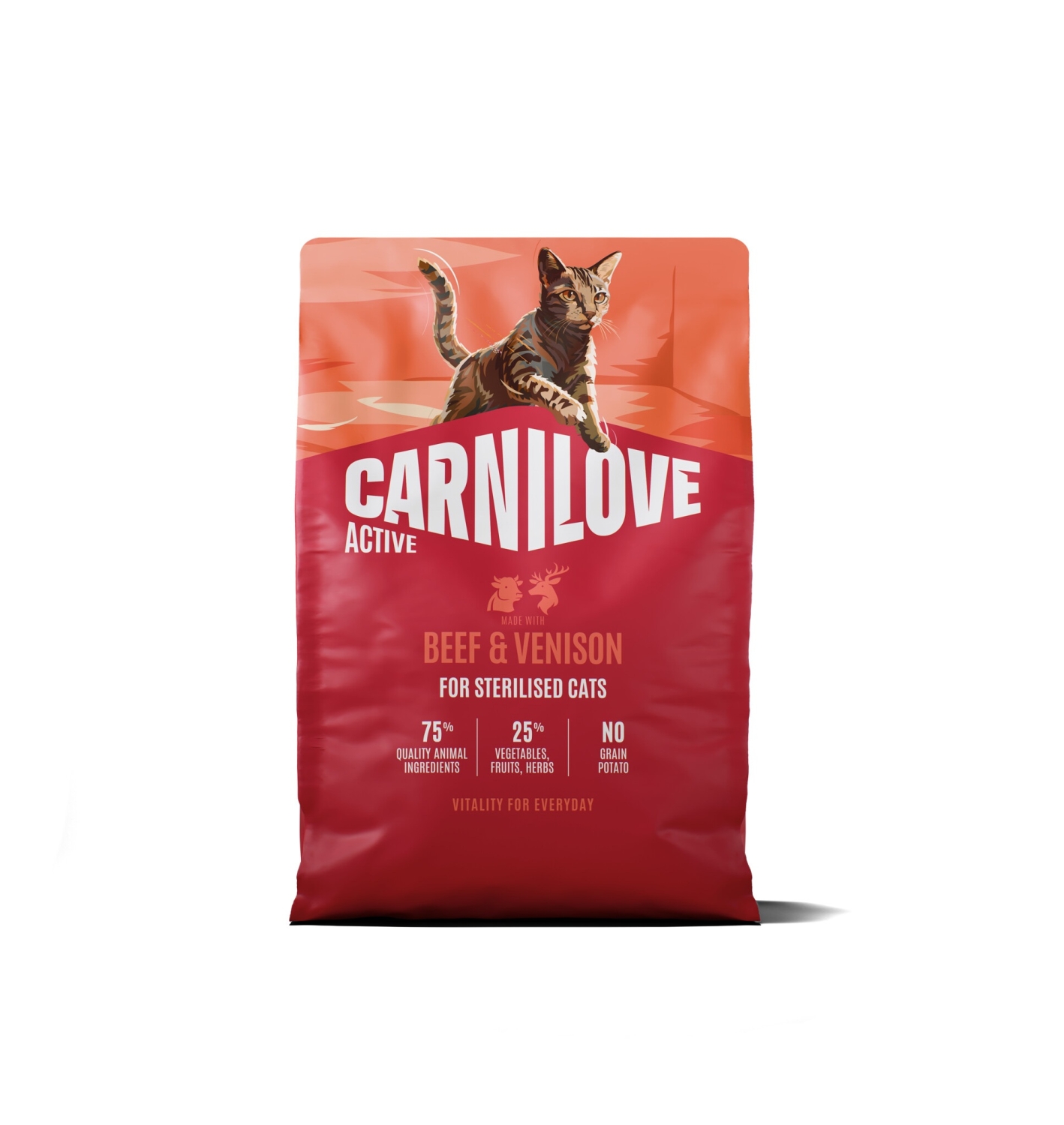 Carnilove Active Beef & Venison Adult Sterilised kassitoit 2kg