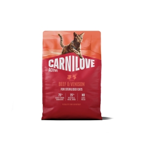 Carnilove Active Beef & Venison Adult Sterilised kassitoit 2kg