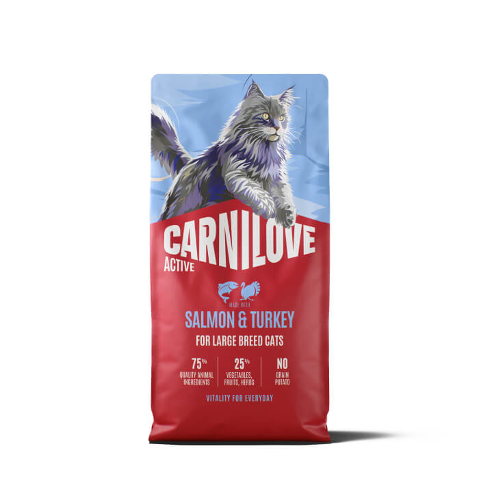 Carnilove Active Salmon & Turkey Adult LB kassitoit 6kg