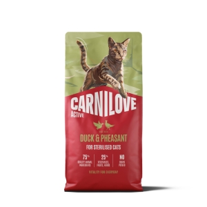 Carnilove Active Duck & Pheasant Adult Sterilised kassitoit 6kg