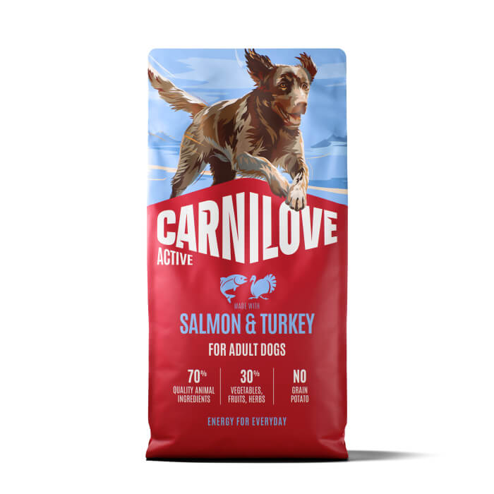 Carnilove Active Salmon & Turkey Adult koeratoit 12kg