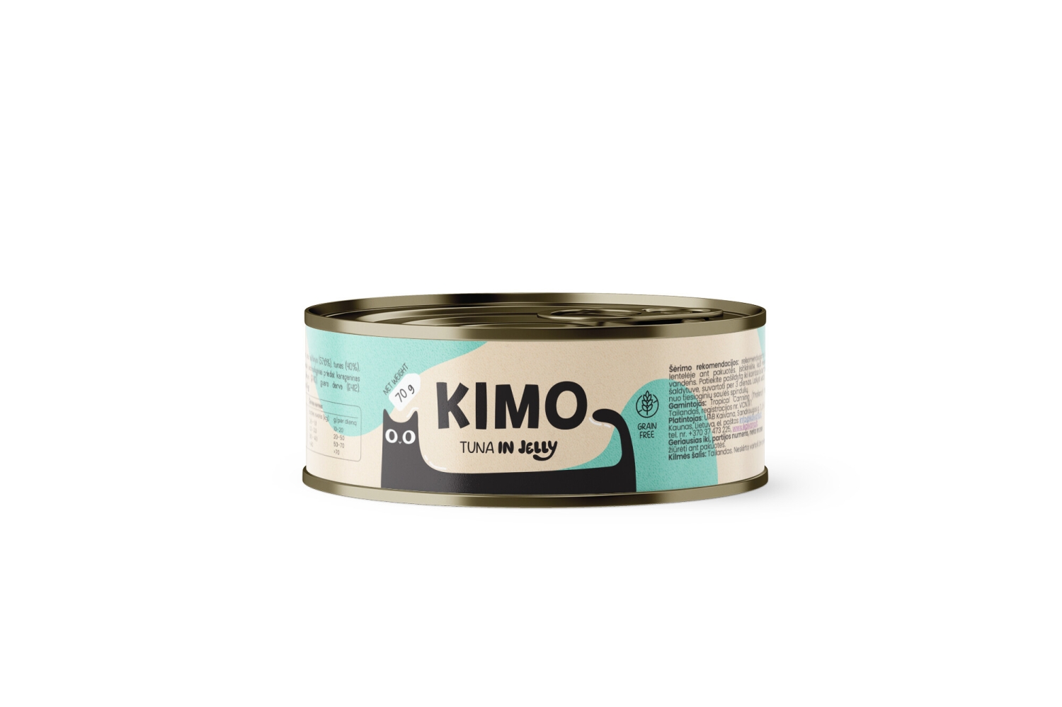 Kimo Tuna in Jelly konserv kassidele 70g