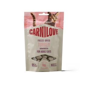 Carnilove külmkuivatatud maius Turkey kassidele 40g