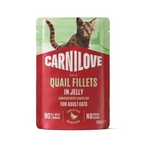 Carnilove Quail in Jelly märgtoit kassidele 85g