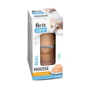 Brit Care Mousse Real Tuna märgtoit kassidele 6x25g