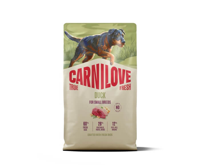 Carnilove True Fresh Duck Adult Small Breed koeratoit 4kg