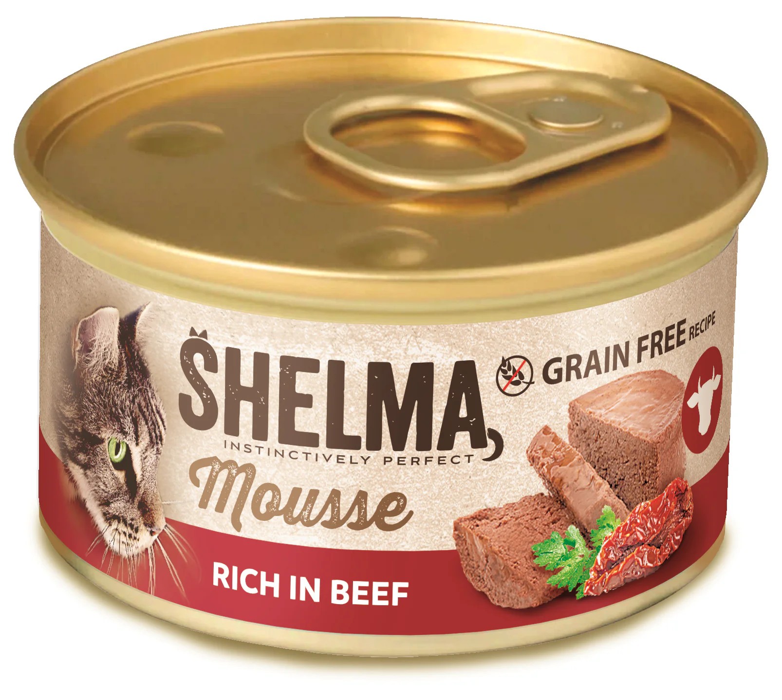 Shelma mousse veiseliha, tomati ja peterselliga 12x85g
