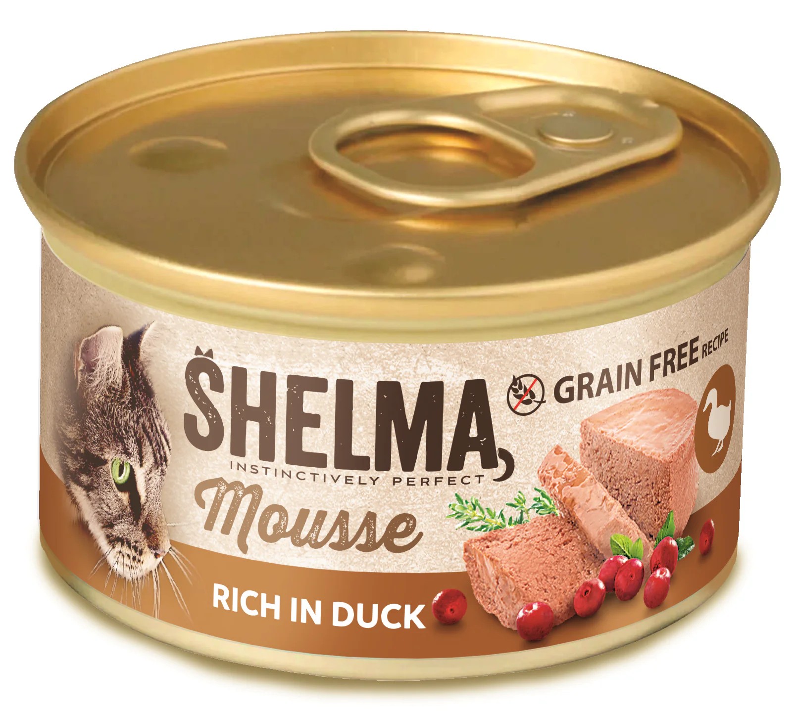 Shelma mousse konserv pardi, jõhvika ja tüümianiga 12x85g