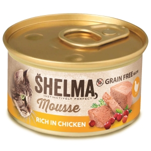 Shelma mousse konserv kana, jõhvika ja tüümianiga 12x85g