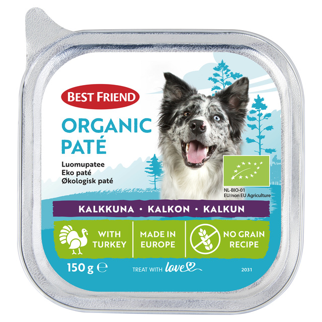 BF KOERA PASTEET ORGANIC KALKUN 150G N1