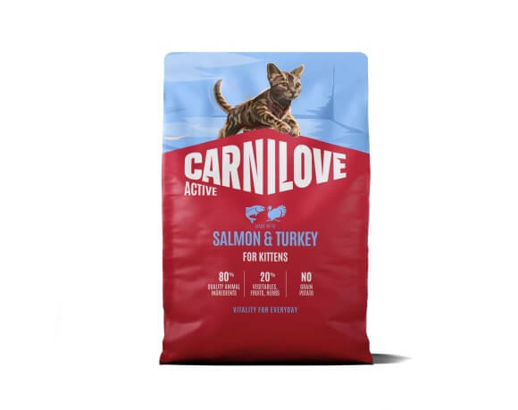 Carnilove Active Salmon & Turkey Kitten kassitoit 2kg