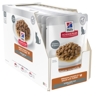 Hills kassi einekotike young sterilised kalkun 85g 12tk