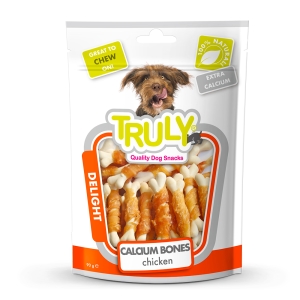 Truly Dogs Calcium Bones Chicken Twisted 90g