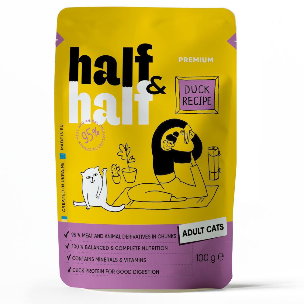 Half&Half Adult part kastmes 100g