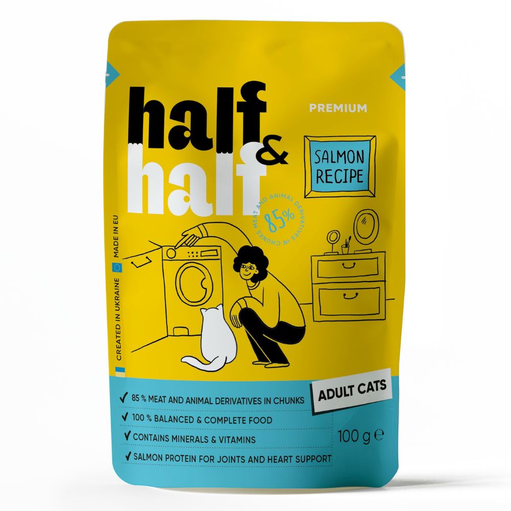 Half&Half Adult lõhe želees 100g