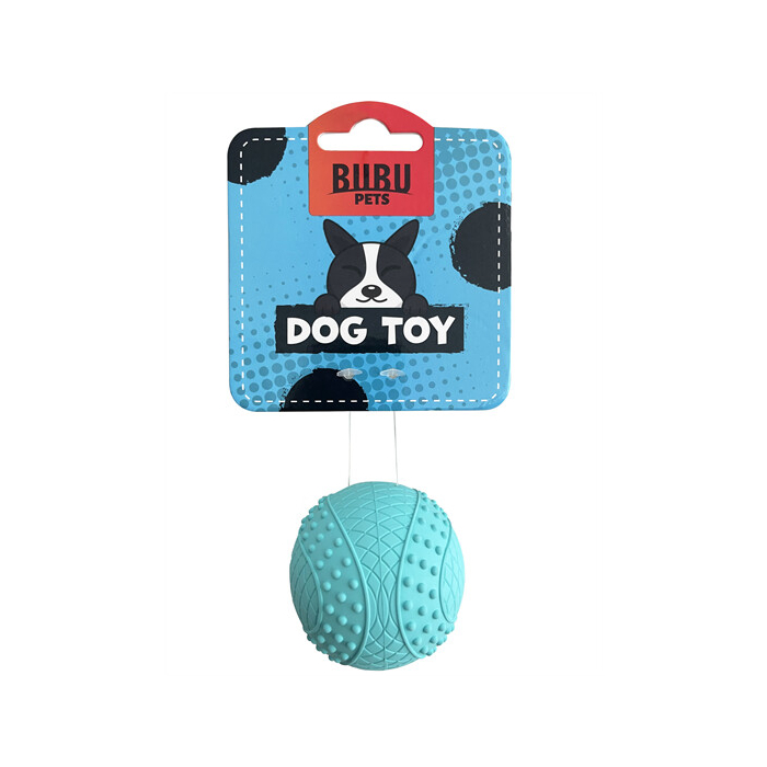 Bubu Pets piiksuga kummist pall koertele 6,5cm