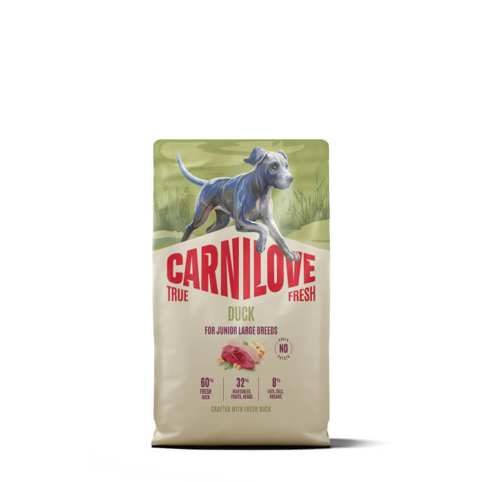 Carnilove True Fresh Duck Junior Large Breed koeratoit 4kg