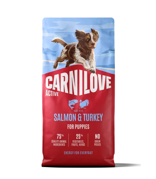 Carnilove Active Salmon & Turkey Puppy koeratoit 12kg