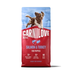 Carnilove Active Salmon & Turkey Puppy koeratoit 12kg
