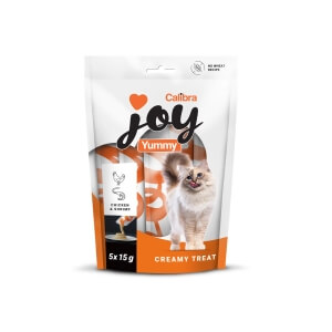 Calibra Joy Yummy Chicken & Shrimp maius kassidele 5x15g
