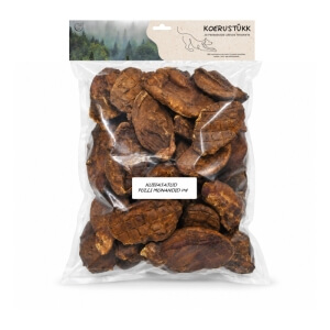 Koerustükk kuivatatud pulli munandid koerale 1kg