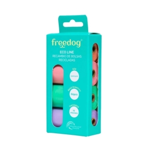 FREEDOG HÜGIEENIKOTID PASTEL 15*4 RULLI