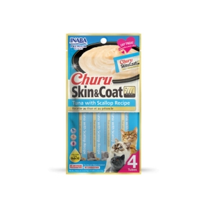 Churu Cat Skin&Coat Tuna&Scallop 56g (4x14g)