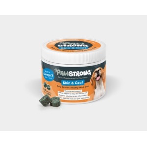 PAWSTRONG KOERA NÄRIMISTABLETT SKIN & COAT N120