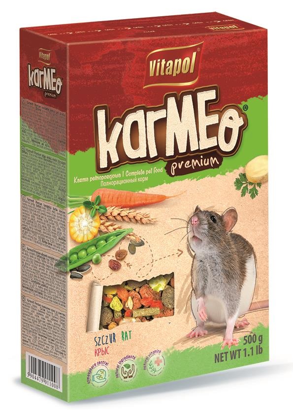 STANDARD carton complete food for rat 500g