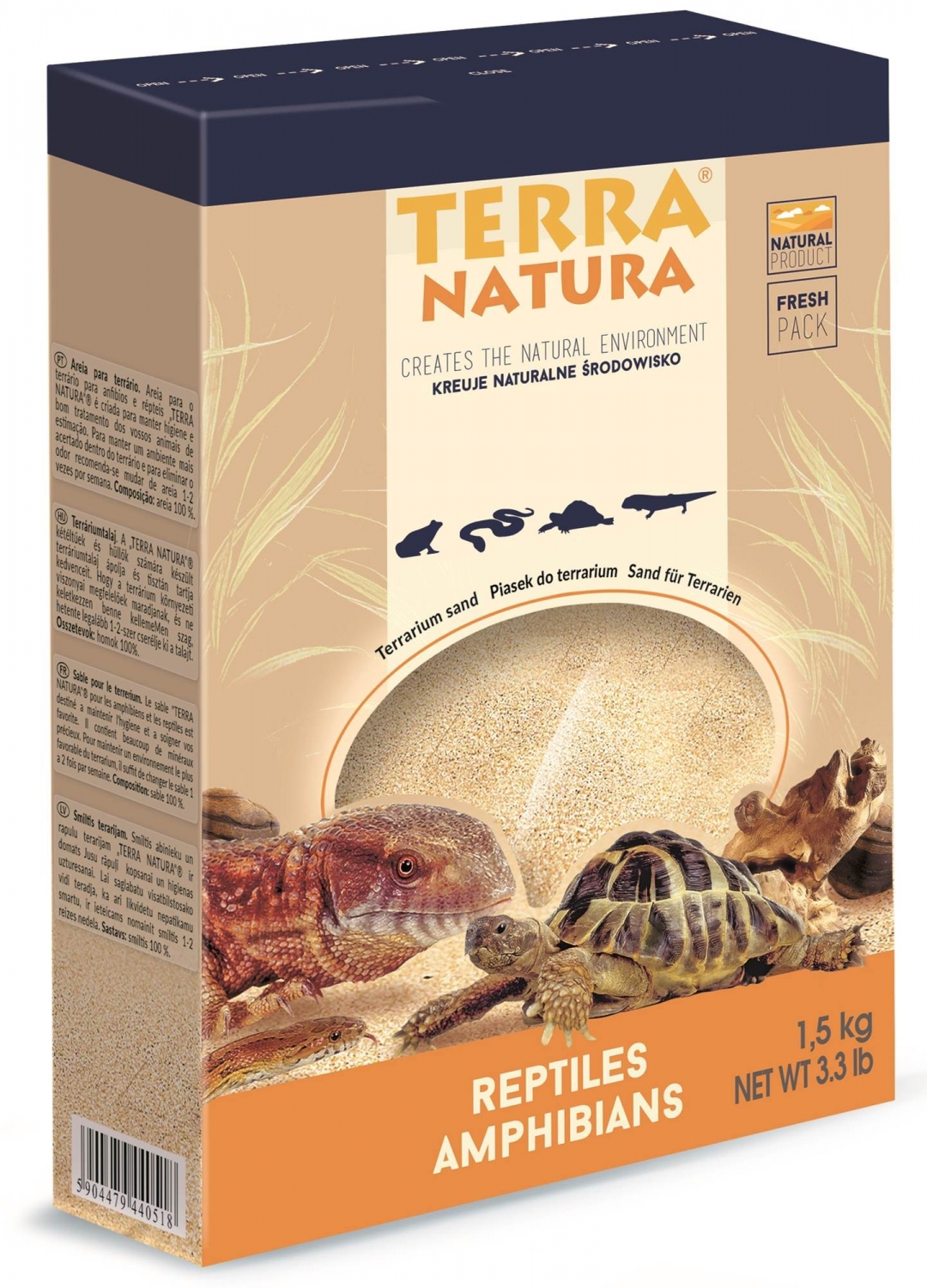 REPTILE SAND carton for terrarium 1.5kg