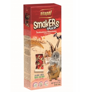 STANDARD Smakers strawberry for rodents and rabbit 2pcs 90g