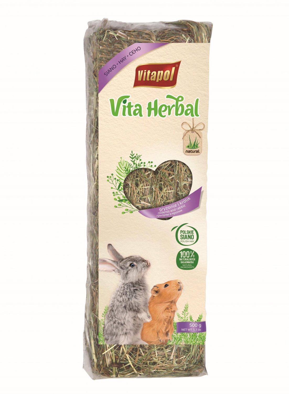 HAY for rodents and rabbit 500g