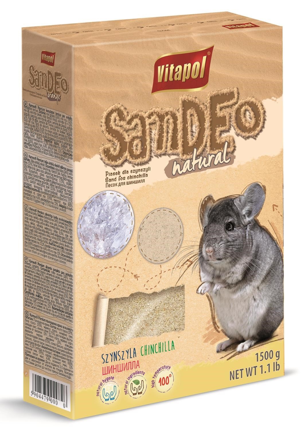 SAND carton for chinchilla 1.5kg